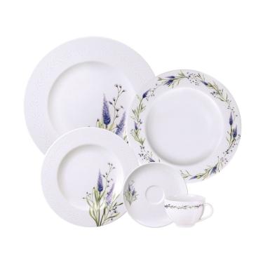 Imagem de Aparelho De Jantar Tramontina Lilla Em Porcelana Decorada 30 Peças Tramontina