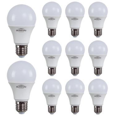 Imagem de Kit 20 Lâmpadas Led Bulbo A60 9w E27 Bivolt 4000k Neutro