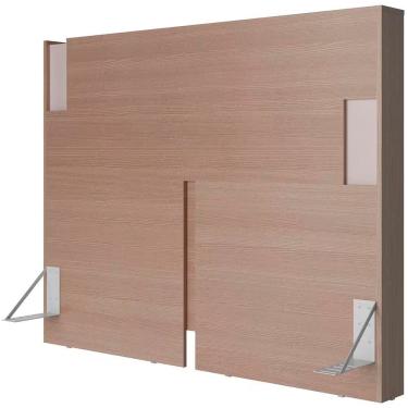 Imagem de Cabeceira Para Cama Box Casal E Queen Bartira Diplomata Avelã-cappuccino