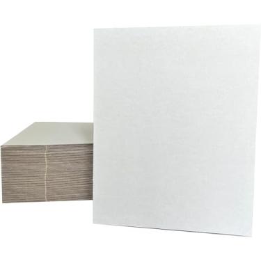 Imagem de ANSSDO Pacotes Com 36 Folhas De Papelão Ondulado 12 X Pol., Divisórias Brancas Premium, Planas E A Granel Para Remessa, Correio, Decoração "Faça Você Mesmo" Artesanato.