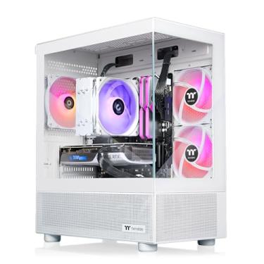 Imagem de Thermaltake LCGS View i1470S-170 Desktop para jogos (Intel Core™ i7-14700F, memória ToughRam 32GB DDR5 6000MT/s RGB, NVIDIA® GeForce RTX™ 5070, 1TB NVMe M.2, WiFi, Windows 11) V17S-B760-570-LCS