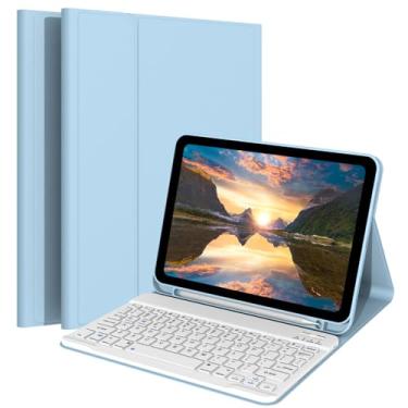 Imagem de Ocricll Capa com teclado para Samsung Galaxy Tab A9 Plus / A9+ (azul)