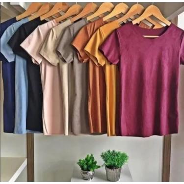 Imagem de Blusa suede maguinha moda feminina - Filo modas, Verde, G