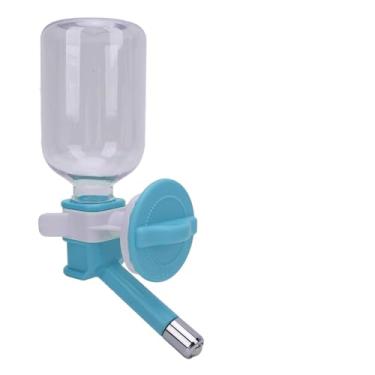 Imagem de YOUTHINK Garrafa de água da Gaiola de Gaiola de Aço Inoxidável para Cães Gatos Porquinhos de Cobaias Pequenos Com Design de 300 Ml de Suspensão (BLUE)