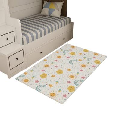 Imagem de Tapete Infantil Estampado 1,00 x 0,65 Decorativo Antiderrapante (CEU FELIZ)