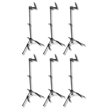 Imagem de Kit 6 Suporte De Chão Para Instrumento De Corda Com Trava
