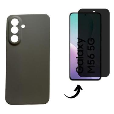 Imagem de Capa + Pel 3D Privativo Compatível com Samsung Galaxy M56 5G - Generic