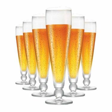 Imagem de Jogo de Taças de Cristal Futebol Ferrara para Cerveja 375ml 6pcs Ruvol