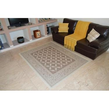 Imagem de Mega Tapete para sala Quadrado Natural Look Turmalina-a 215x215 cm