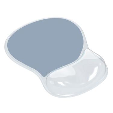 Imagem de AUPET Mouse pad ergonômico com suporte de pulso em gel – Tapete de mouse antiderrapante com almofada de gel de memória confortável – Alivia a dor no pulso – Padrão de designer para escritório em casa