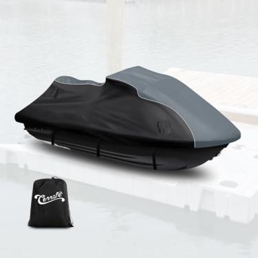 Imagem de CEMOFE Capa impermeável para jet ski Yamaha 2019-2024 FX SVHO/FX HO, proteção UV 600D Oxford Jetski Waverunner capas com saídas de ar