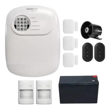 Imagem de Kit Alarme Sem Fio Intelbras ANM 24 NET com 5 Sensores 3 Abertura 2 PE