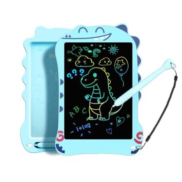 Imagem de Tablet de escrita LCD para crianças, dinossauros, quadro de desenho para crianças, brinquedos coloridos para crianças, brinquedos educativos para meninos e meninas, 3, 4, 5, 6, 7, 8 anos, presentes de