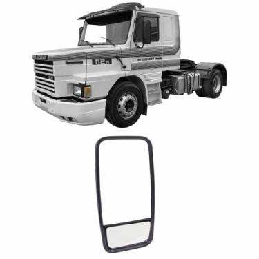 Imagem de Espelho retrovisor plano externo bifocal caminhão sc t/r 112 113 - L.S