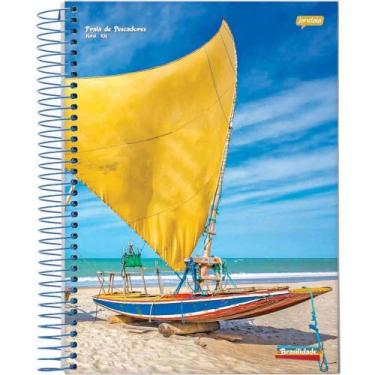 Imagem de Caderno Espiral 1/4 Capa Dura 96F Brasilidade Jandaia