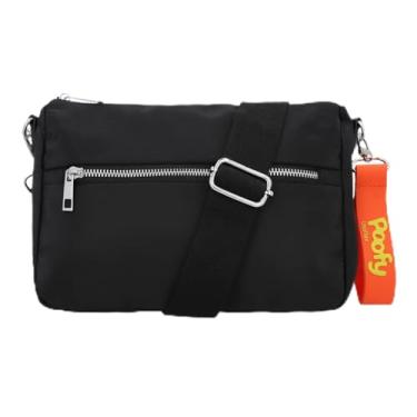 Imagem de Bolsa Feminina Tiracolo em Nylon - Cód 1240002 (Preta)