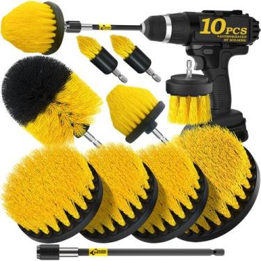 Imagem de Conjunto de escovas de perfuração Holikme de 10 peças Power Scrubber c
