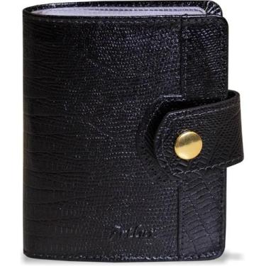 Imagem de Carteira Feminina em Couro Legítimo Artlux 947, Preto