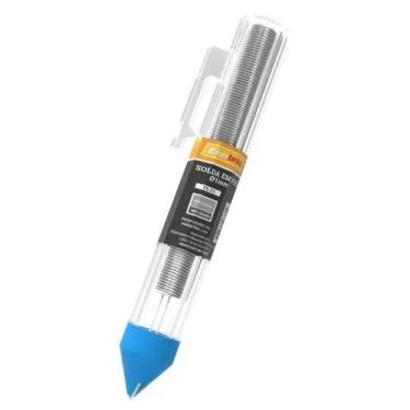 Imagem de Estanho em Fio para Solda Tubo 4m com Fluxo 1mm 25g Enerbras 40501