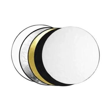 Imagem de Refletor Fotográfico Portátil Multicolorido 5 Em 1, Difusor De Luz Red