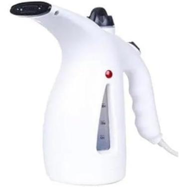 Imagem de Ferro De Passar Vertical A Vapor Portátil 300ml 110V Compacto Rápido Branco Roupa Viagem