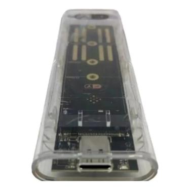 Imagem de Case Externo SSD M.2 NVMe/SATA FY-879 – Porta USB-C 3.1, Alta Velocidade 10Gbps, Design Premium Portátil e Proteção Segura para Seus Dados