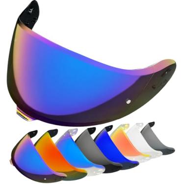 Imagem de YMTSGEQ Substituição de viseira de capacete Neotec 3. Proteção UV para capacete CNS-3C compatível com Neotec 3 (apenas uso em dia arco-íris)