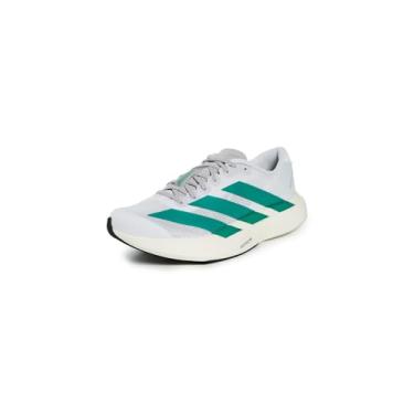 Imagem de Adidas Tênis feminino Ironmt/Cblack Adizero Evo SL W preto ferro met./Core Black 35 EUA, Branco/azul-petróleo puro/cinza, 11 Wide
