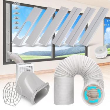 Imagem de Kit de ventilação de janela de ar condicionado Kerykwan com mangueira 