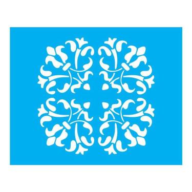 Imagem de Stencil Tamako Arabesco - 20X25Cm - Ref B360