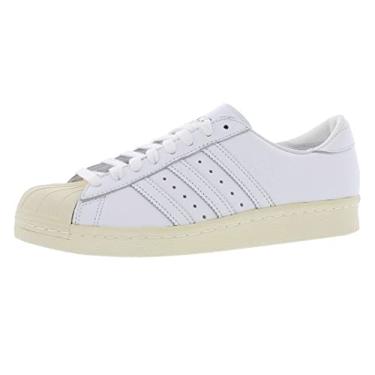 Imagem de adidas Originals Men's Superstar Shoes, White/Off-White, Size 11