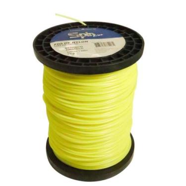 Imagem de Fio de Nylon Quadrado 3,0 mm 2 kg 226 Metros Amarelo SPIN - VULCAN