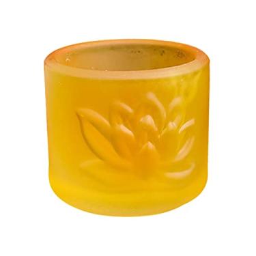 Imagem de Copo de Altar Budista, Copo de Água Benta, Copo de Buda Luz Cerâmica Copo de Buda Tibetano Buda Água Oferecedora de Água Benta Copo de Incenso Queimado Tigela de Sacrifício de Vidro para Cura