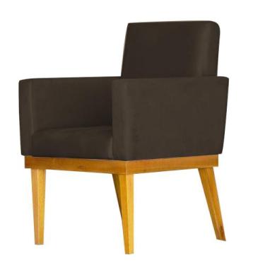 Imagem de Poltrona Decorativa Para Sala Bella Veludo Aninha Decor - Las Patitas,