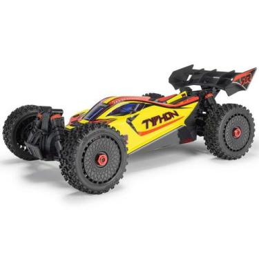 Imagem de Automodelo Arrma 1/8 TYPHON MEGA 665 4X4 RTR Brushed Buggy, Amarelo