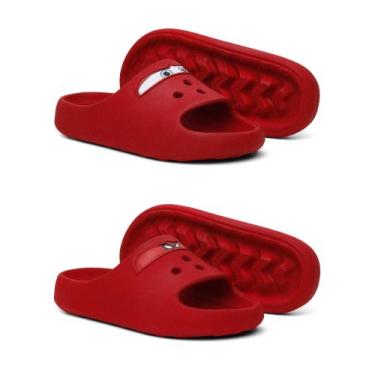 Imagem de Kit 2 Chinelo Slide Papete Infantil Kids Confortavel Personagem Desenh