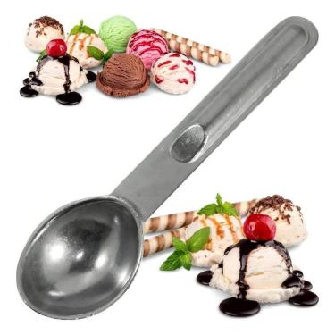 Imagem de 2X Colher Concha De Sorvete Bola Térmica Alumínio Profission