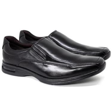 Imagem de Sapato Social Masculino Democrata Comfort Air Spot Couro Legítimo Palmilha Macia Confortável 448027-Masculino
