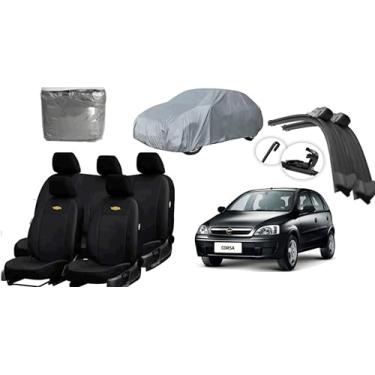 Imagem de Capa de couro +Capa de cobrir + Limpador de para - brisa -GM Corsa 03-12