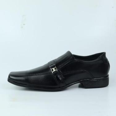 Imagem de Sapato Social JPX Classico Tira Slip, 39, Preto