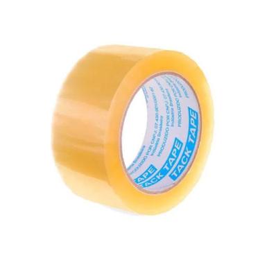 Imagem de Fita Adesiva Transparente 48mm x 100m Rolo de Alta Aderência Resistent