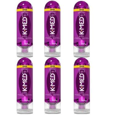 Imagem de Kit 6 Gel Lubrificante K-Med 2 em 1 200ml Cada