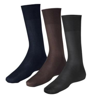 Imagem de Lupo 06002-089 meianyl kit3 37/44, UN, Marinho, Cafe, Preto