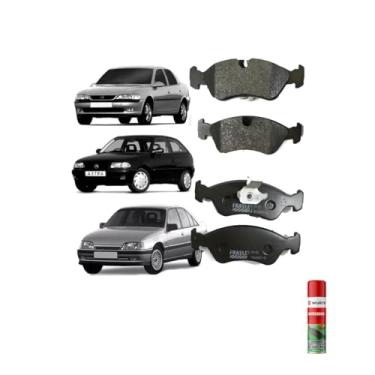 Imagem de Kit Pastilha Freio Dianteira GM Vectra 1996+Astra 1995+Wurth Anti Chio 300ml