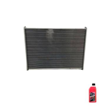 Imagem de Kit Radiador Intercooler Ford Cargo 815E 02 / VW 8140 + Aditivo Radiador Paraflu Rosa 1L