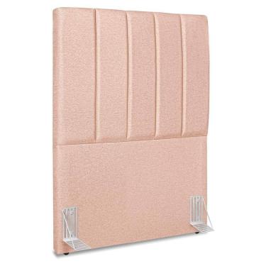 Imagem de Cabeceira Solteiro 100 Cm Com Frame Dalia Linho Rose Artte Rose