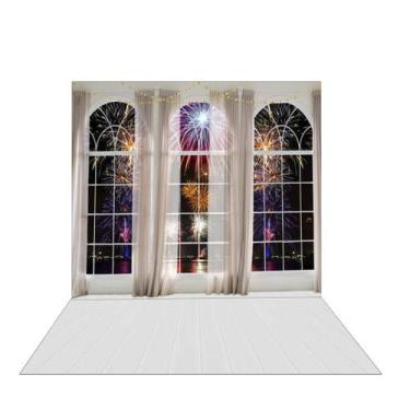 Imagem de Fundo Fotográfico Ano Novo Cenário Tecido 1,20 x 1,70m - Fadrix, FANV0