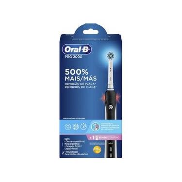 Imagem de Escova de Dentes Elétrica Oral-B Pro 2000 Sensi Ultrafino 220v + Refil Sensi Ultrafino