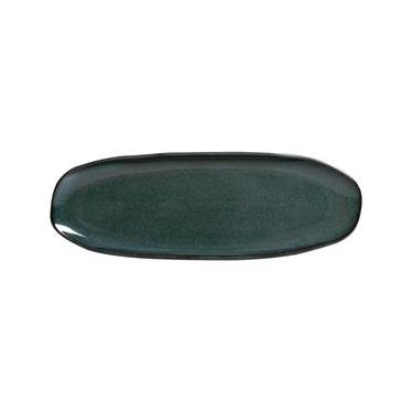 Imagem de Conjunto com 4 Travessas Oval Rasa Grande Orgânico Oceano 36x13cm