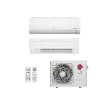 Imagem de Ar-Condicionado Multi Split Inverter LG 21.000 (1x Evap HW 9.000 + 1x Evap Cassete 1 Via 18.000) Quente/Frio 220V